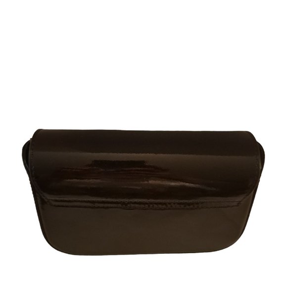 The Kooples Patent Leather Bar and Chain Lock Small Bag - Picture 9 of 10